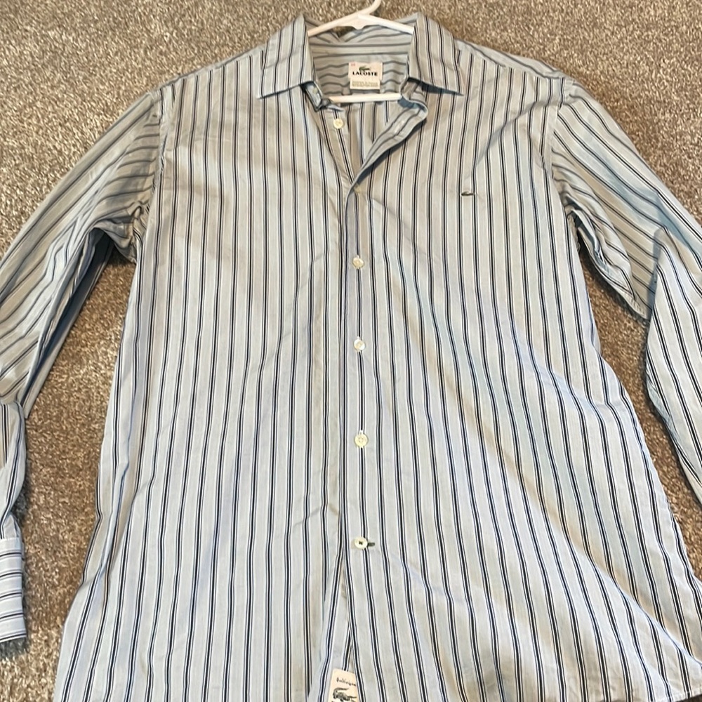 Lacoste lightly worn button up